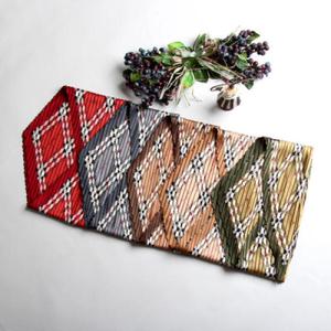 아트박스/더로라 쁘띠주름 스카프- 명품첵크5칼라 S9046