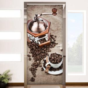 아트박스/꾸밈 cr489-커피그라인더와원두_현관문시트지