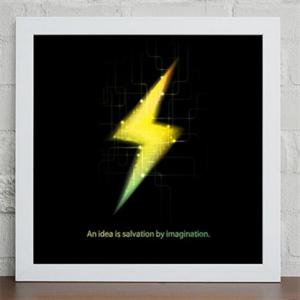 아트박스/꾸밈 ix034-아이디어는상상력을통해얻은구원이다