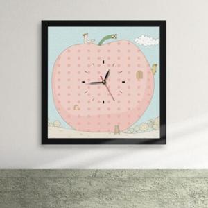 아트박스/꾸밈 ix151-수탉과 사과집 액자시계