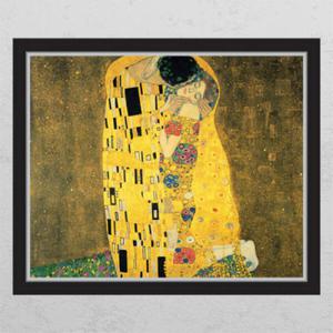 아트박스/꾸밈 po021-구스타프 클림트_키스_창문그림액자_뮤럴시