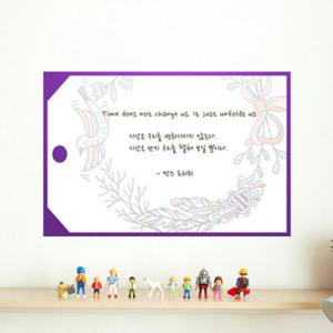 아트박스/꾸밈 cx251-몽환적인 새들의 태그 칠판시트_칠판스티커