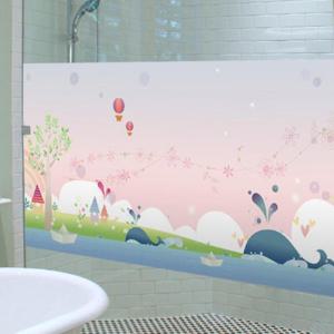 아트박스/꾸밈 ch174-봄날의바다이야기_가로형뮤럴시트지_뮤럴시