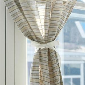아트박스/모모제작소 스위트 스트라이프 북유럽 린넨 가리개커튼