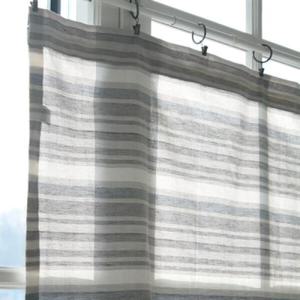 아트박스/모모제작소 고스트 스트라이프 북유럽 린넨 가리개커튼