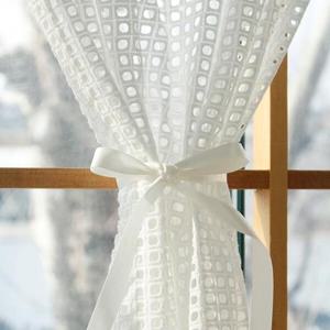 아트박스/모모제작소 로맨스 펀칭자수 북유럽 코튼 가리개커튼 7