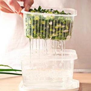 아트박스/와인앤쿡 사각 물빠짐 야채 보관용기 1개