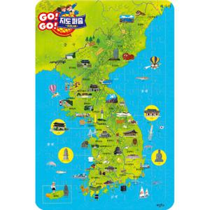 아트박스/퍼즐사랑 108조각 판퍼즐 - 고 고 우리나라 지도