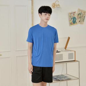 아트박스/교복몰 교복몰 싱글 스판 라운드 반팔 (남여공용) 반티