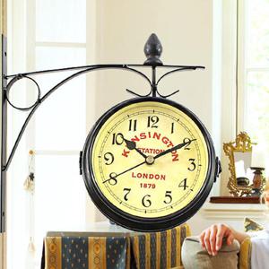 아트박스/위드마켓 앤틱 런던 양면 벽시계