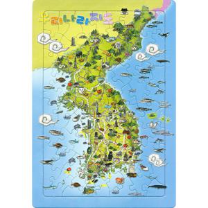 아트박스/퍼즐사랑 80조각 판퍼즐 - 우리나라 지도