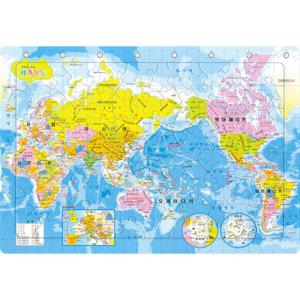 아트박스/퍼즐사랑 80조각 판퍼즐 - 세계지도