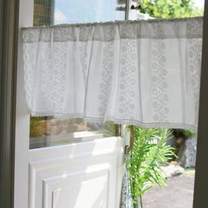 아트박스/앤코튼 코튼면자수2 바란스커튼/미니커튼 주방창문커튼