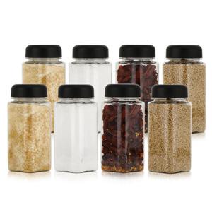 아트박스/비프로젝트 바른락 사각(블랙) 패트 양념통 400ml 8P