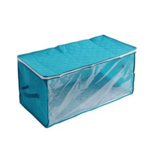 아트박스/위드마켓 홈슨 투명창 부직포 옷정리함(그린)