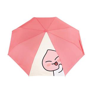 아트박스/키즈키즈 카카오프렌즈 어피치 3단 자동우산 C11048*