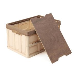 아트박스/위드마켓 30L 베스트 캠핑 폴딩박스(베이지) 트렁크박