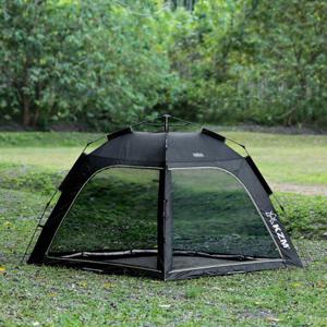 아트박스/카즈미 카즈미 파노라마 오토 그늘막 와이드 블랙 캠핑