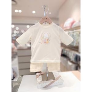 오가닉맘 (생활복어린이집룩)옐로체크꼬뜨니칠부이지웨어 (MKSPEJ0777)