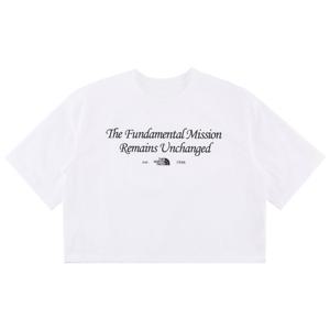 노스페이스화이트라벨 여성 아이라 반팔 라운드티셔츠 NT7UR37M