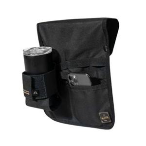 의자수납포켓 카즈미 사이드포켓 캠핑 의자 컵홀더 수납 가방 블랙