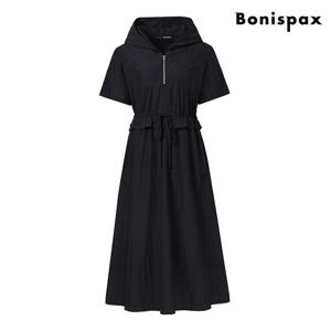 [보니스팍스(여성의류)]아노락 반집업 후드 원피스 (XP2OW034L0)