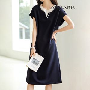 ATMARK (77까지)더블레이어캐주얼루즈원피스_AA53OP044G