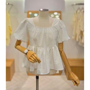 [레코브] 시어서커끈장식블라우스 LC41E8BL013X