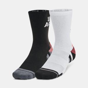 M 언더아머양말 BQK 1387188-100 공용 UA 퍼포먼스 테크 SlipSpeed 크루 삭스 2켤레