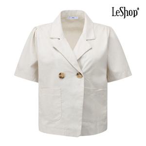 [르샵]시크 원 버튼 린넨 자켓 (BP4JK009A)