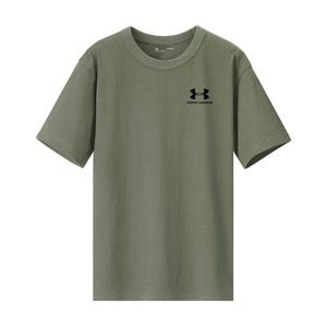 언더아머 UA 스포츠스타일 반팔티 카키 1326799-392