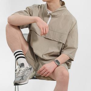 [더액션]아노락 바람막이 세트 [반팔+반바지] T_YW1068