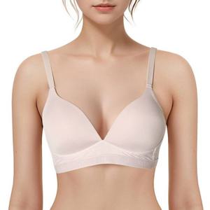 엘르이너웨어 여성 노와이어 밴드 브라EEWBR471IP