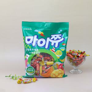 크라운 마이쮸 캔털루프멜론 애플망고 284g