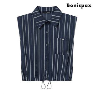 [보니스팍스]스트라이프 카라 셔츠 (XP2BA037L0)