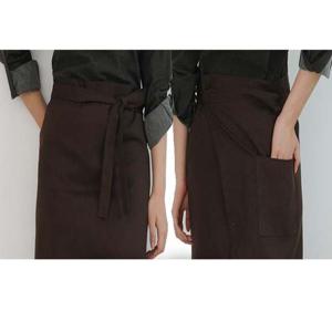 주방앞치마 쉐프 롱 주방 그린 공예 바리스타 앞치마