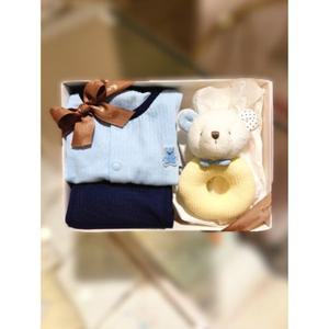 [아가방] 러플 슬림 내의 딸랑이 인형 세트 (01S55760863402)