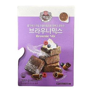 백설 브라우니믹스 320G x 2개 a84272