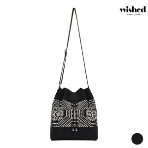 [위시드]배색 미니 버킷 크로스백(WICBBG010)