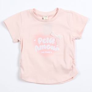 치크 밑단셔링 반팔티 CKRA25670