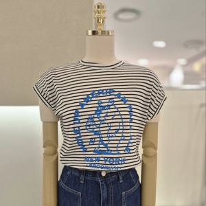 [AB.F.Z] 스프라이트 프린트 캡소매 반팔 (KSZ3HK36H)