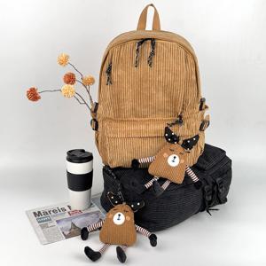 쏘울백 / OP_M2355 코듀로이 골덴 인형 백팩