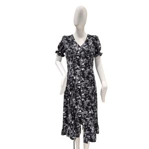 [파파야]플라워 쉬폰 원피스(PNPROP053B)