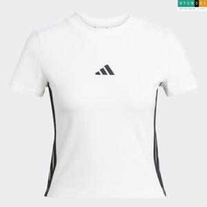 아디다스 현대백화점 [Women] 에센셜 3S 슬림 베이비 티 JE1239 인기반팔티