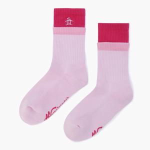 여성 레이어드 쿼터 삭스 핑크(MQ322LSO73)