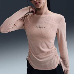 나이키긴팔티 SQJ HV5026-299 스포츠웨어 여성 골지 긴팔 크롭 탑