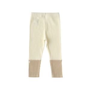 [밍크뮤]SC(아이보리)베이직배색레깅스(35A1441602)2025가을신상품 스판바지 편한바지 A