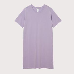 [[세컨스킨]] 수피마코튼 슬릿 포인트 미디드레스_SD3400