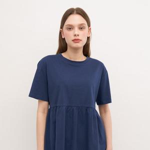 [[세컨스킨]] 오가닉코튼 플레어 탑_ST3100