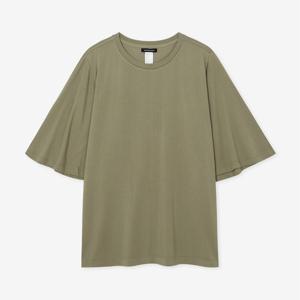 [[세컨스킨]] 모달 플레어5부소매 반팔탑_ST2100